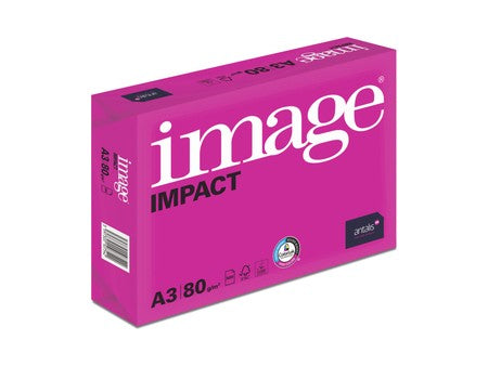 Kopierpapier Image Impact A3, 80 g/m², hochweiss, Karton