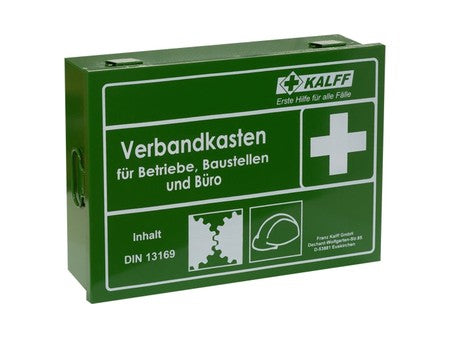 Verbandskasten Maxi Typ E nach DIN 13169 aus grünem Blech