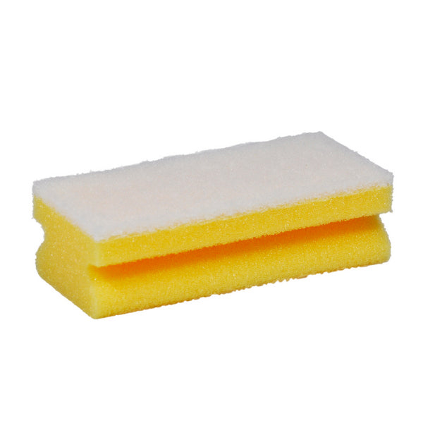 Pflegeschwamm CLEAN and CLEVER PRO 61, gelb/weiss – 6 Stück