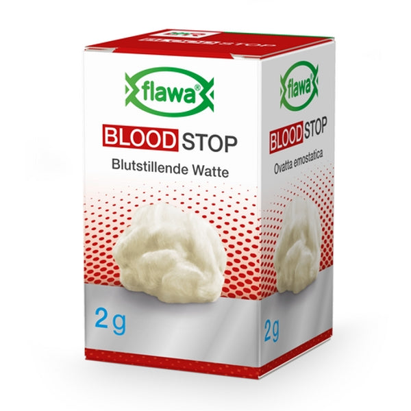 Blood Stop Blutstillende Watte, 2 g im Glasfläschchen – 1 Stück