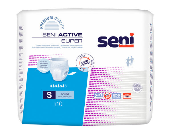 Seni Active Super Small, blau, 10 Stück – Einzelpackung
