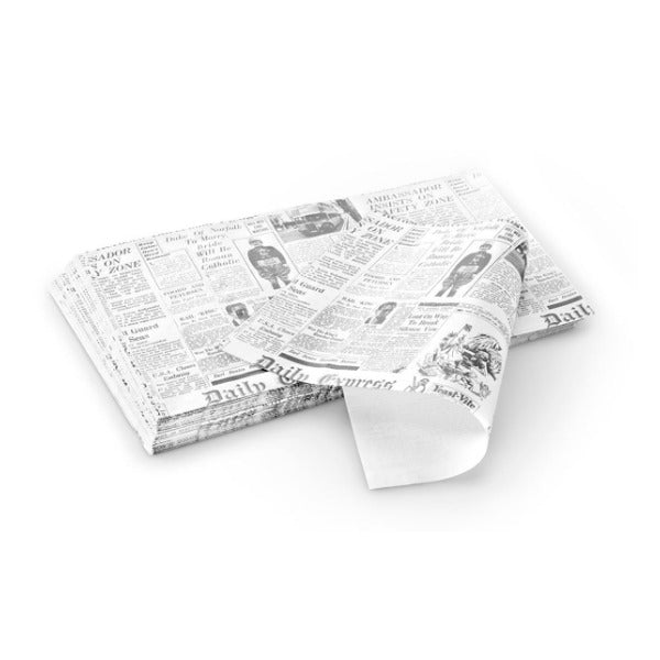 Wickelpapier Kraftpapier, PE-beschichtet, fettdicht, 25 × 37 cm – 1 Karton