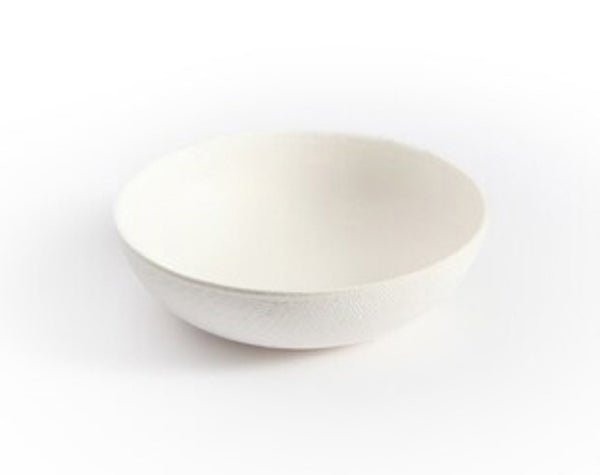 Schälchen, rund Bagasse, weiss, Ø 70 x 20 mm