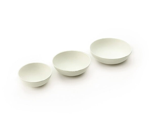 Schälchen, rund Bagasse, weiss, Ø 50 x 20 mm