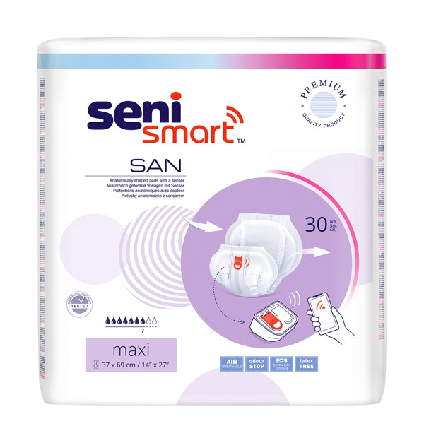 Seni Smart San Maxi, mit Sensor, 30 Stück – Einzelpackung