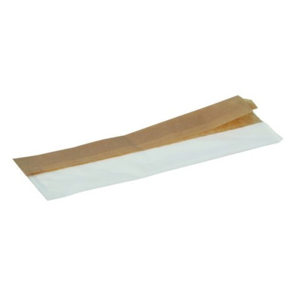 Sandwichbeutel Papier mit PET-Fenster, braun, 32 × 12 cm – 1000 Stück