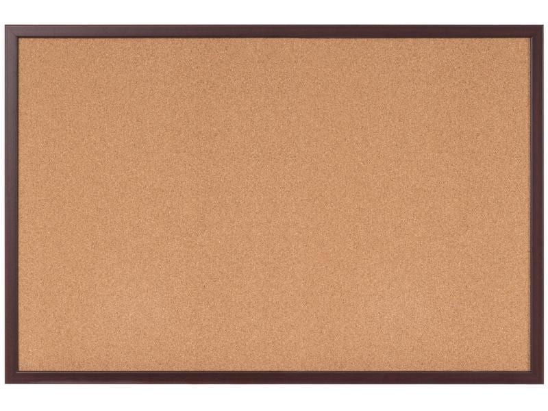 Pinnwand Bi-Office Earth-it aus Kork, 90 × 60 cm, braun