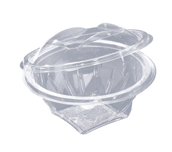 Schale 250 ml PET transparent ungeteilt mit Deckel – 360 Stück