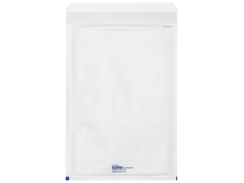 Luftpolstertasche BRIEGER, 120 × 215 mm, weiss