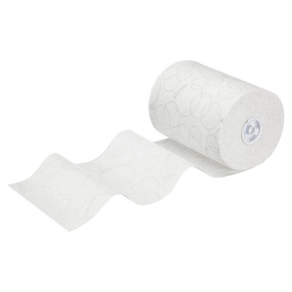 Kimberly-Clark Kleenex Ultra Slimroll Handtuchrolle, 2-lagig, weiss, 19,8 cm × 100 lfm – 6 Rollen