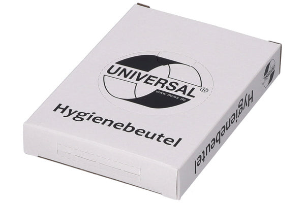 Hygienebeutel Universal, weiss, 80+70 × 250 mm, 30 Beutel