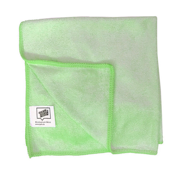 Microfasertuch CLEAN and CLEVER SMA 62, 40 × 40 cm, Grün – 25 Stück