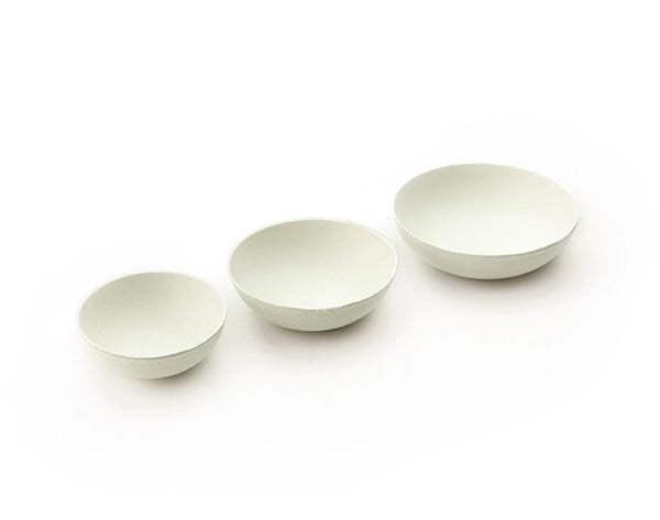 Schälchen, rund Bagasse, weiss, Ø 60 x 20 mm