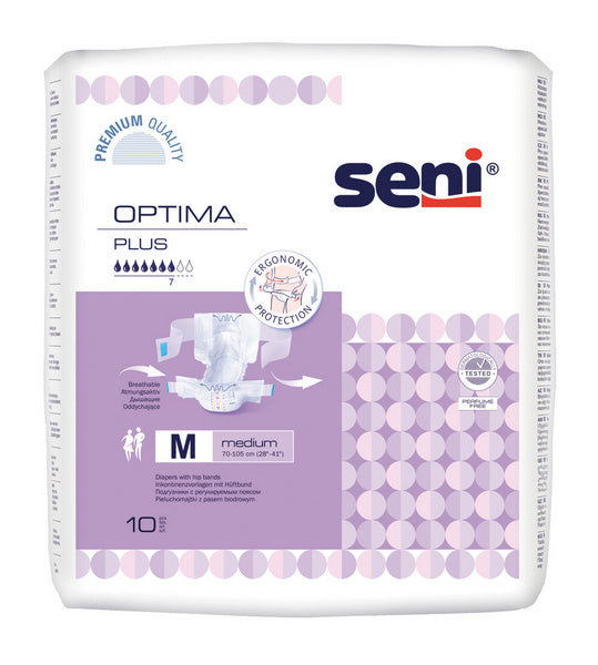 Seni Optima Plus M, lila, 60 Stück – 1 Karton (6 × 10)