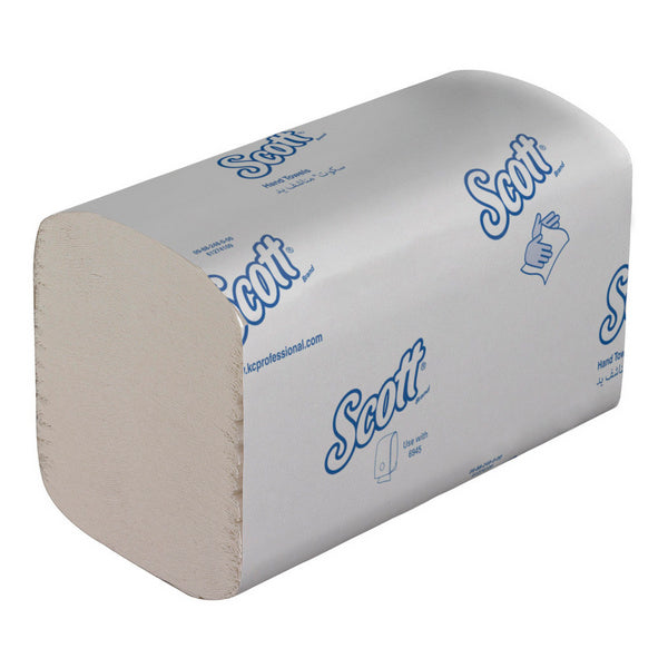 Kimberly-Clark Scott Essential Handtuch, V-Falzung, 1-lagig, weiss, 20 × 21 cm – 5100 Blatt (15 x 340)
