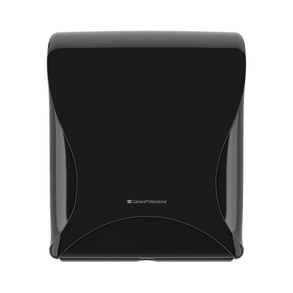Bulkysoft Essentia Handtuchspender Multifold, schwarz, 345 × 297 × 135 mm – 1 Stück