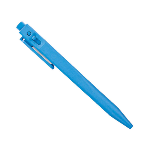 Kugelschreiber Clip detektierbar, blau, 13,5 cm – 20 Stück