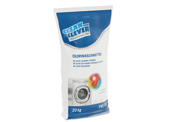 Colorwaschmittel CLEAN and CLEVER PRO 39, 20 kg – 1 Sack