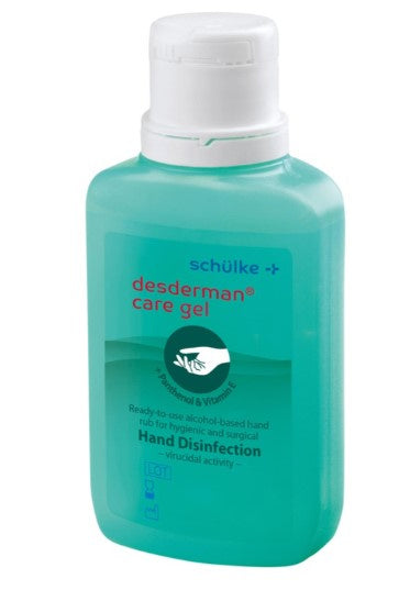 desderman care Gel Händedesinfektion, viruzid, 100 ml – 30 Stück