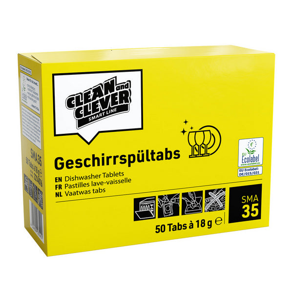 CLEAN and CLEVER Geschirrspültabs SMA 35