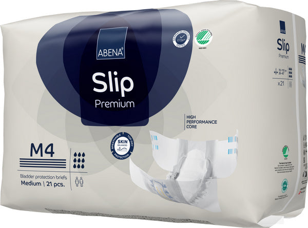 Slip Abena M4, blau, 84 Stück – 1 Karton (4 × 21)