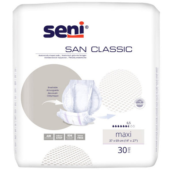 San Seni Basic Maxi, 30 Stück – Einzelpackung