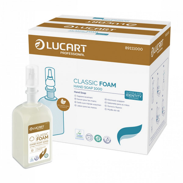 Lucart Identity Schaumseife Classic Foam – 6 Stück