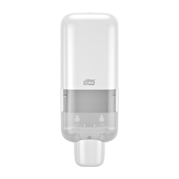 Seifenspender Tork S4 für Seifen und Händedesinfektionsmittel, Kunststoff, weiss – 1 Stück
