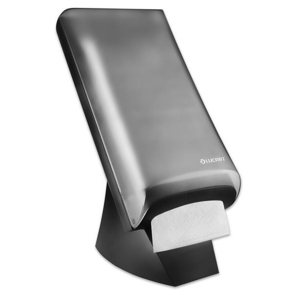 Serviettenspender L-One Tabletop schwarz für Z-Falz Servietten 24 × 16 cm – 1 Stück