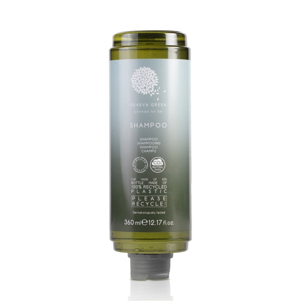 Shampoo Geneva Green, Spendersystem CYSOAP 360 ml – 18 Flaschen