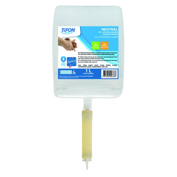 Neutrale Waschlotion, ohne Parfum und Farbstoff, 1 Liter – 6 Flaschen