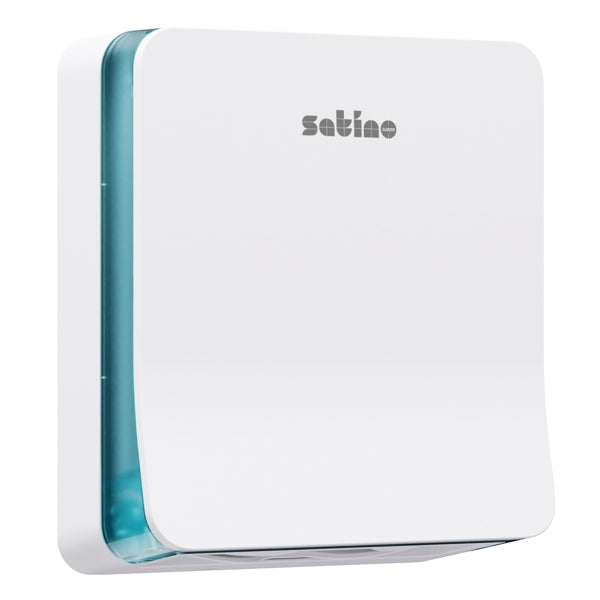 Satino Handtuchspender Interfold S – PT2 System, Kunststoff, weiss – 1 Stück