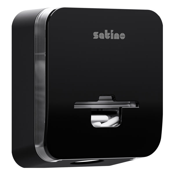 Satino Damenhygienespender Fem Care 3 in 1 – FC1 System, Kunststoff, schwarz – 1 Stück