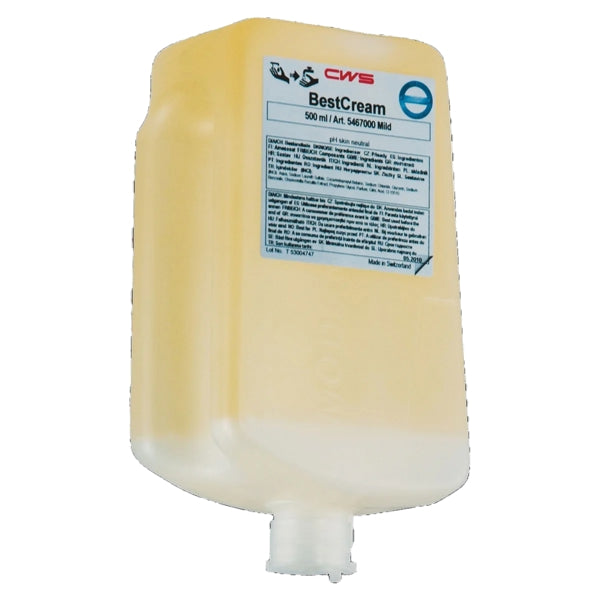 CWS Seifencreme Best Cream Mild, pH-neutral, 500 ml – 12 Stück