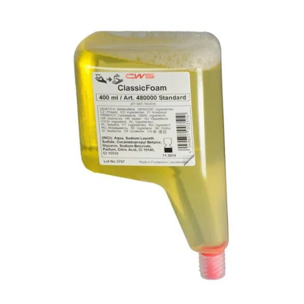 CWS Schaumseife Classic Standard, Zitronenduft, 400 ml – 12 Flaschen