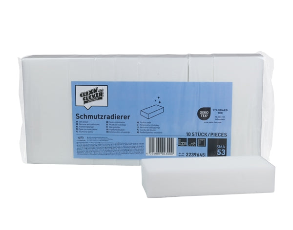 CLEAN und CLEVER Fleckenradierer SMA 53 – 40 Stück