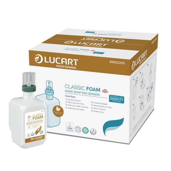 Lucart Identity Schaumseife Classic Foam – 6 Stück