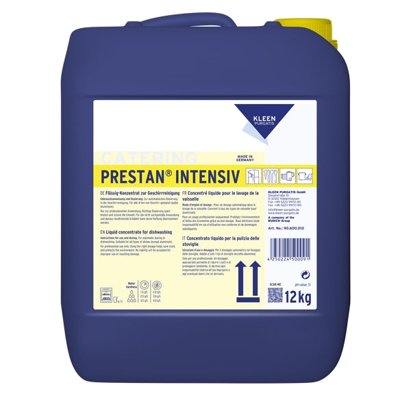 Kleen Purgatis PRESTAN INTENSIV Geschirrreiniger 12 kg Konzentrat – 1 Bidon