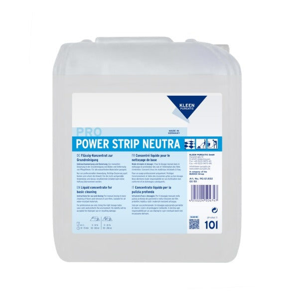 Kleen Purgatis POWER STRIP NEUTRA Grundreiniger, Konzentrat, 10 Liter – 1 Bidon