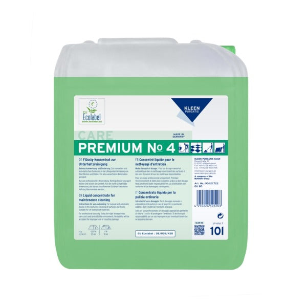 Kleen Purgatis PREMIUM NO.4 Wischpflege, Konzentrat, 10 Liter – 1 Bidon