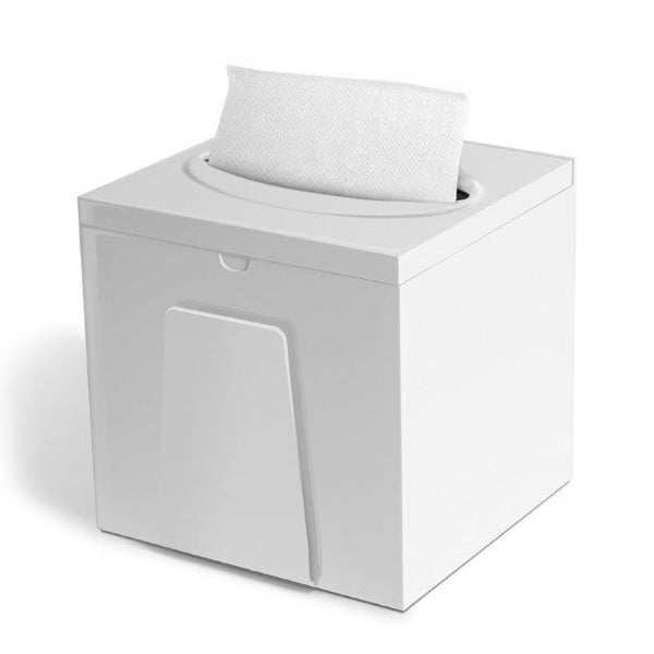 Serviettenspender Bulkysoft Essentia System One, ABS-Kunststoff, weiss, 12,5 × 12,5 × 12,5 cm