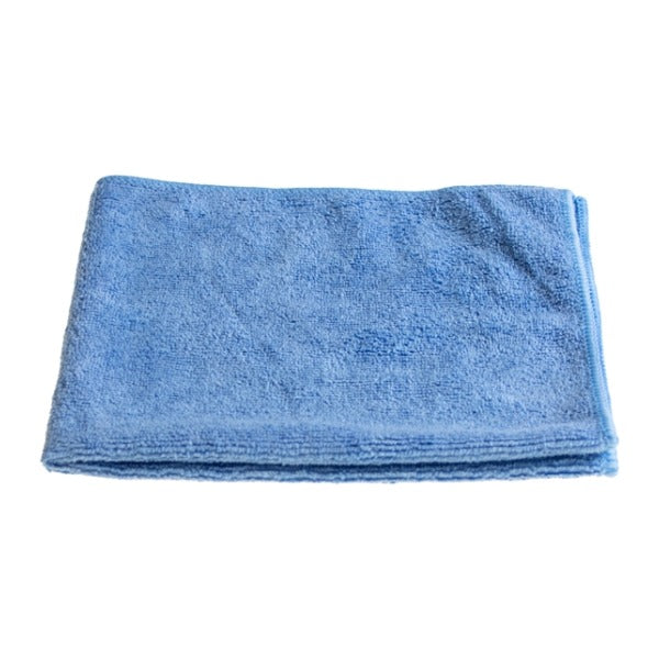 Microfasertuch GRS-Recycling, 40 × 40 cm, blau – 5 Stück
