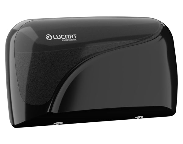 Lucart Identity L1 Double Einzelblatt-Toilettenpapierspender, Kunststoff, weiss – 1 Stück