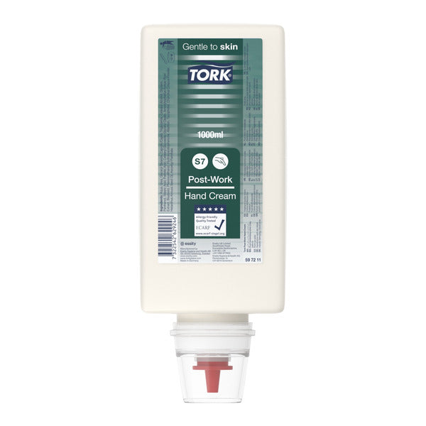 Handcreme Tork Post-Work – S7 System, Hautpflege nach der Arbeit, 1000 ml