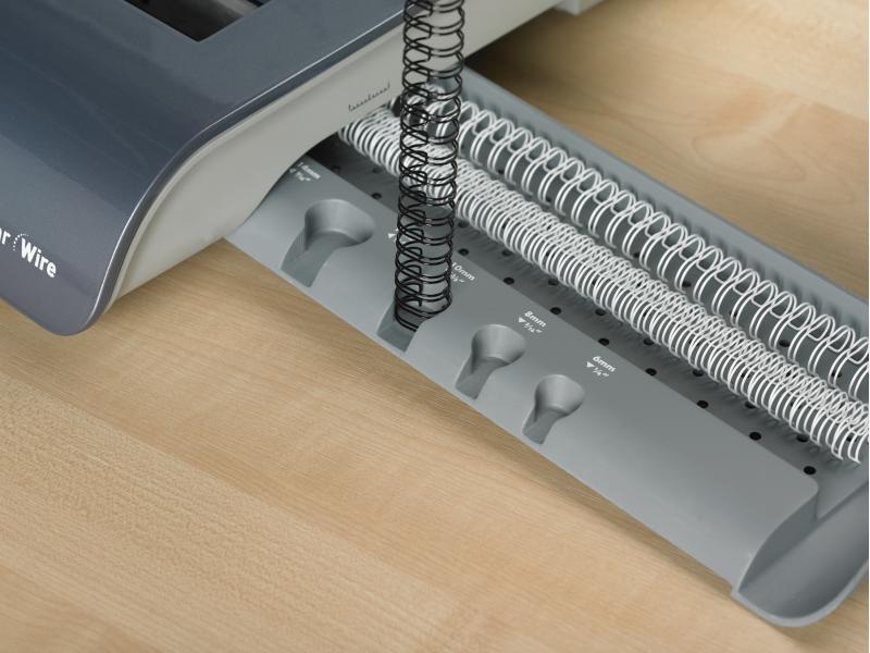 Drahtbindegerät FELLOWES Quasar Wire, stanzt 15 Blatt, bindet bis 130 Blatt