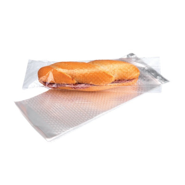 Sandwichbeutel PP, transparent, 12 × 28 + 4 cm – 600 Stück