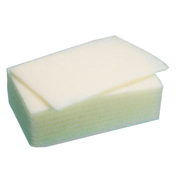 Handpad fein, weiss, 23 × 15 × 0,7 cm – 10 Stück