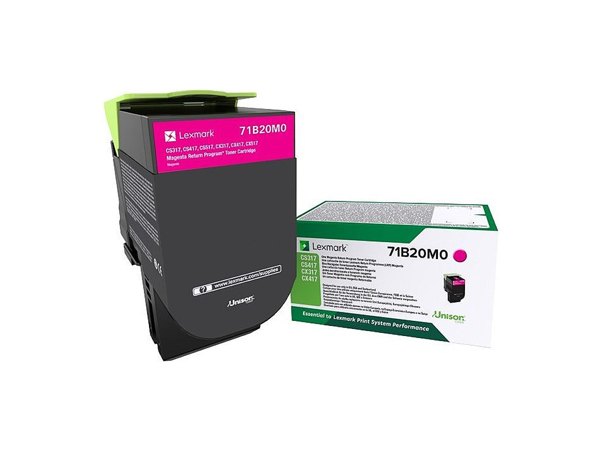 LEXMARK CS317 / CS417 / CS517 Original Toner, Magenta, Standard