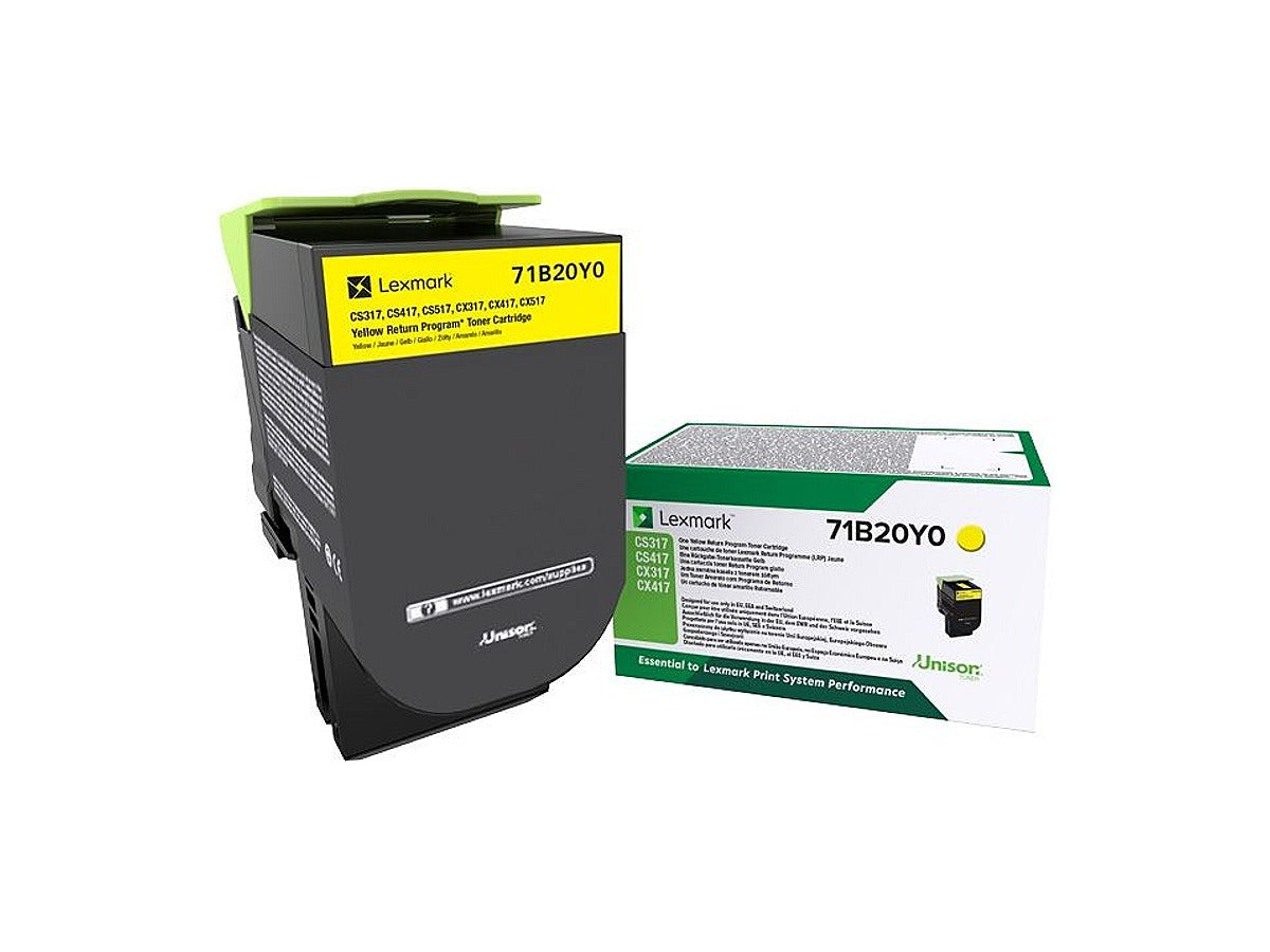 LEXMARK CS317 / CS417 / CS517 Original Toner, Gelb, Standard