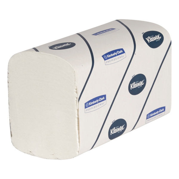 Kimberly-Clark Kleenex Ultra Handtuch, V-Falzung, 2-lagig, weiss, 21,5 × 41,5 cm – 2820 Blatt (30 x 94)